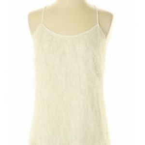 J.Crew Factory White Fluffy Cami